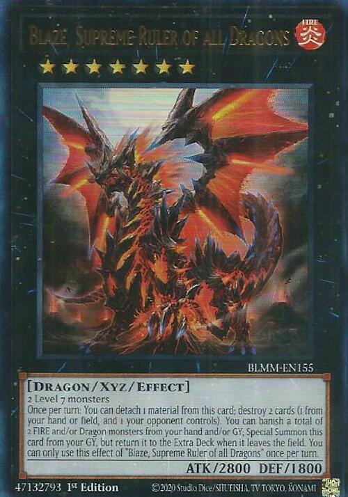 Blaze, Supreme Ruler of all Dragons [BLMM-EN155] Ultra Rare | Total Play