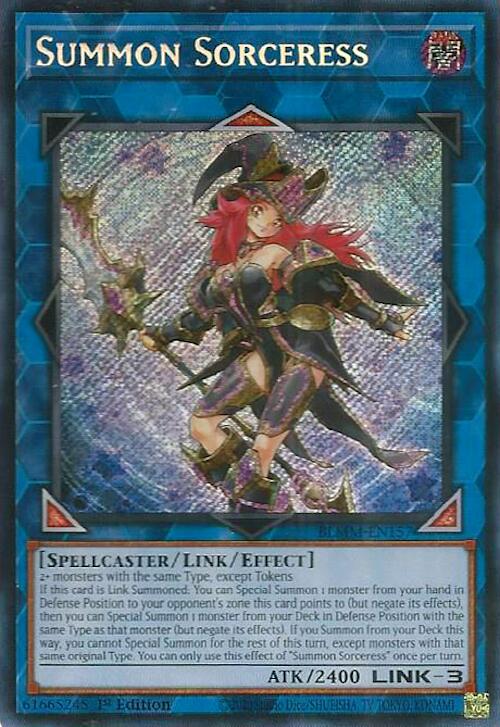 Summon Sorceress [BLMM-EN157] Secret Rare | Total Play