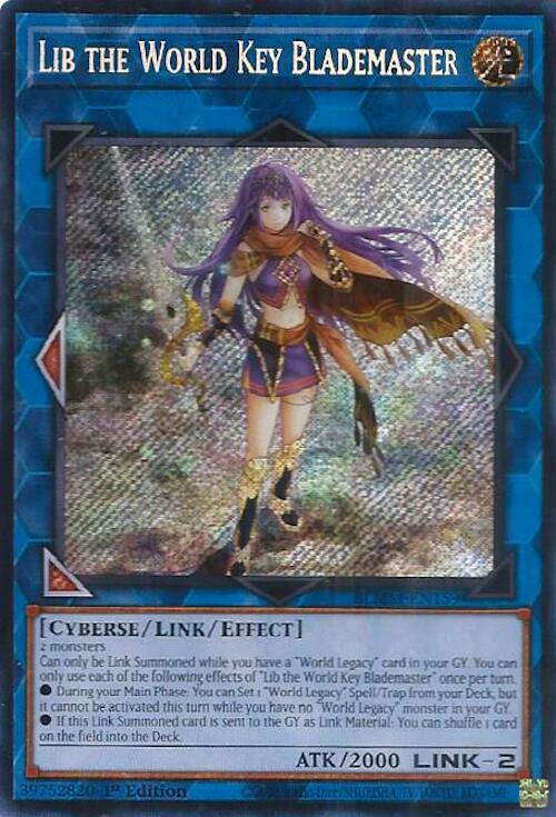 Lib the World Key Blademaster [BLMM-EN159] Secret Rare | Total Play