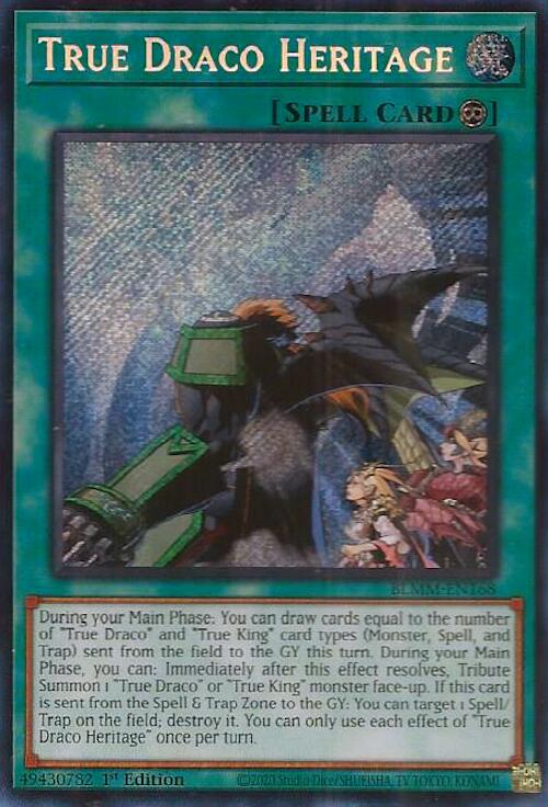 True Draco Heritage [BLMM-EN168] Secret Rare | Total Play