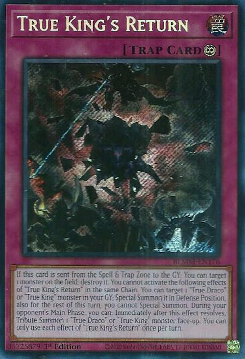 True King's Return [BLMM-EN176] Secret Rare | Total Play