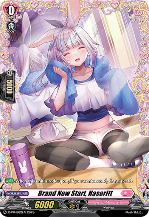 Brand New Start, Haseritt (D-PR/602EN) [D Promo Cards] | Total Play