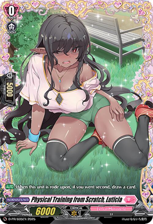 Physical Training from Scratch, Luticia (D-PR/605EN) [D Promo Cards] | Total Play