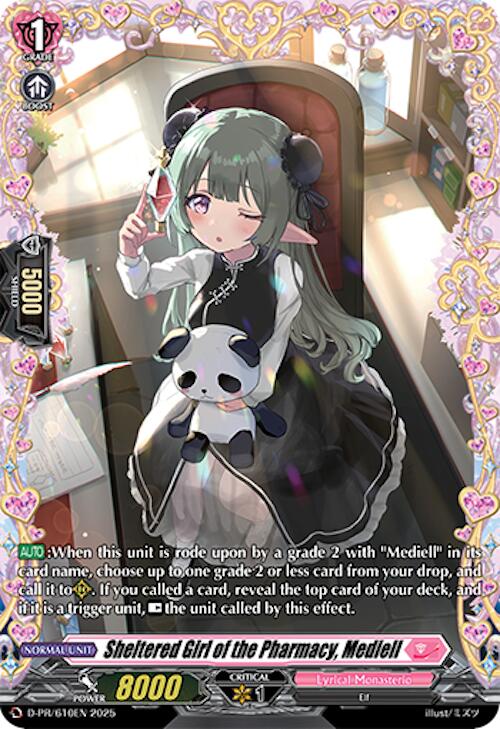 Sheltered Girl of the Pharmacy, Mediell (D-PR/610EN) [D Promo Cards] | Total Play