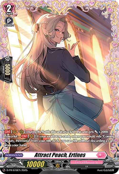 Attract Peach, Ertines (D-PR/618EN) [D Promo Cards] | Total Play