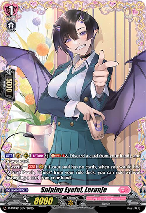 Sniping Eyeful, Leranje (D-PR/619EN) [D Promo Cards] | Total Play