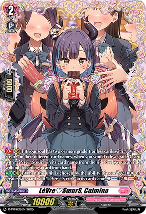 LeVreSoeurS, Calmina (D-PR/636EN) [D Promo Cards] | Total Play