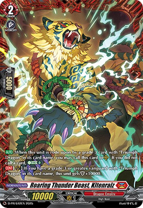 Roaring Thunder Beast, Kitenraiz (D-PR/642EN) [D Promo Cards] | Total Play