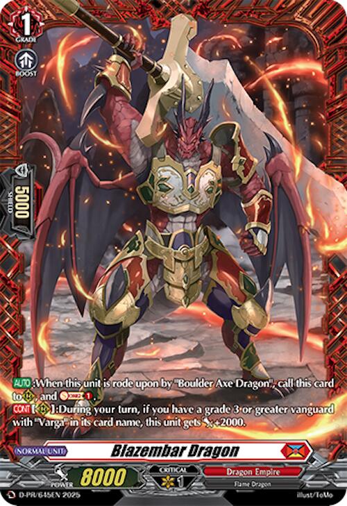 Blazembar Dragon (D-PR/645EN) [D Promo Cards] | Total Play