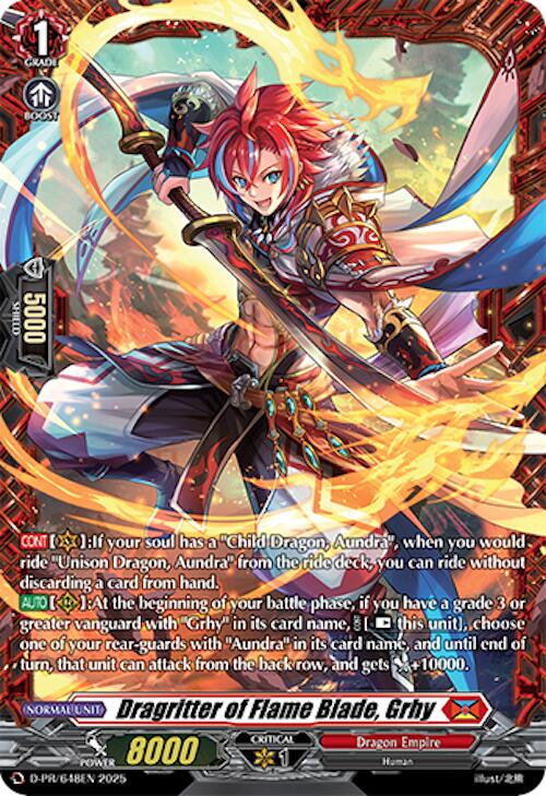 Dragritter of Flame Blade, Grhy (D-PR/648EN) [D Promo Cards] | Total Play