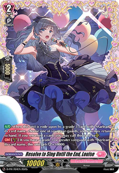 Resolve to Sing Until the End, Louise (D-PR/704EN) [D Promo Cards] | Total Play