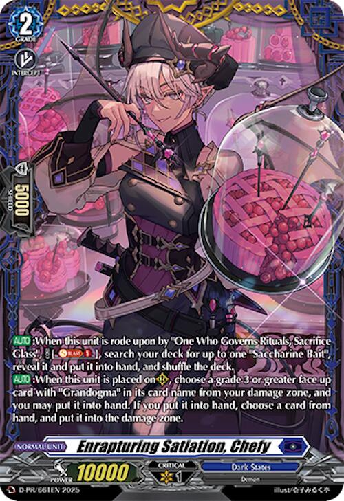 Enrapturing Satiation, Chefy (D-PR/661EN) [D Promo Cards] | Total Play
