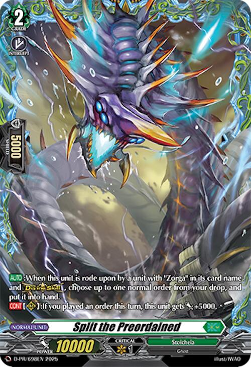 Split the Preordained (D-PR/698EN) [D Promo Cards] | Total Play