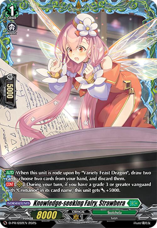 Knowledge-seeking Fairy, Strawbera (D-PR/692EN) [D Promo Cards] | Total Play