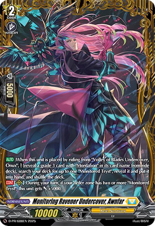 Monitoring Ravener Undercover, Awnfar (D-PR/688EN) [D Promo Cards] | Total Play