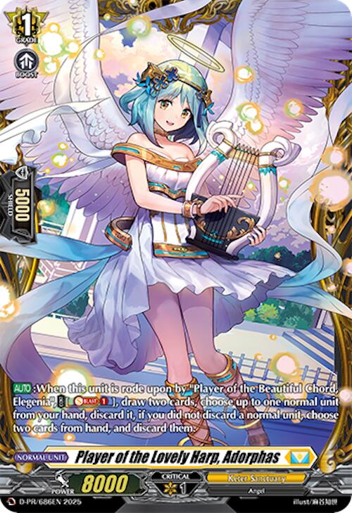 Player of the Lovely Harp, Adorphas (D-PR/686EN) [D Promo Cards] | Total Play