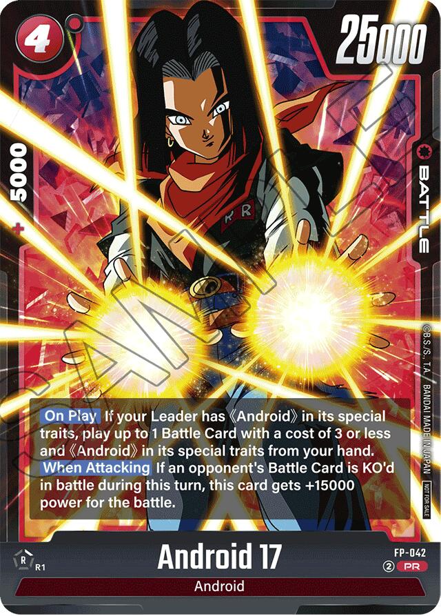 Android 17 (FB-042) [Fusion World Promotion Cards] | Total Play