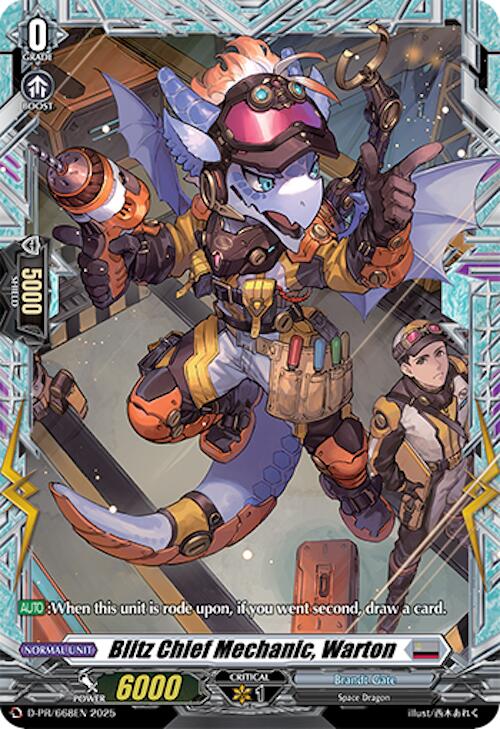 Blitz Chief Mechanic, Warton (D-PR/668EN) [D Promo Cards] | Total Play