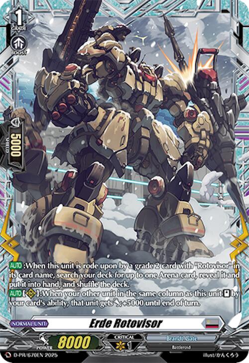 Erde Rotovisor (D-PR/670EN) [D Promo Cards] | Total Play