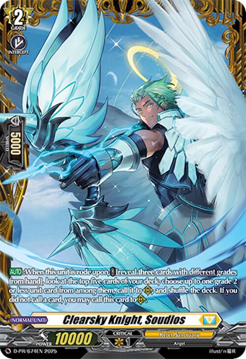 Clearsky Knight, Soudios (D-PR/674EN) [D Promo Cards] | Total Play