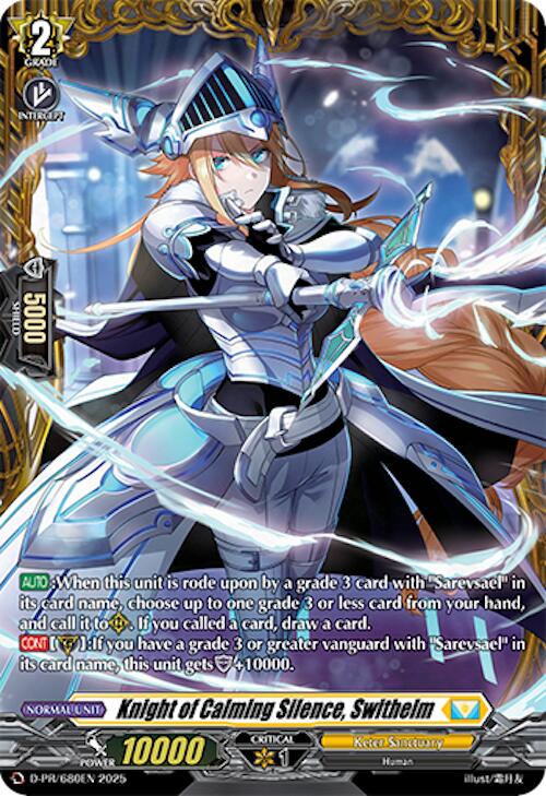 Knight of Calming Silence, Swithelm (D-PR/680EN) [D Promo Cards] | Total Play