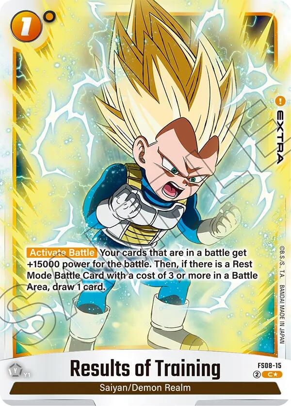 Results of Training (Bonus Pack Alternate Art) [Starter Deck: Vegeta (Mini) Super Saiyan 3] | Total Play