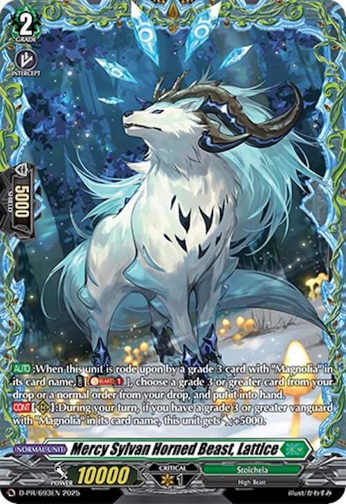 Mercy Sylvan Horned Beast, Lattice (D-PR/693EN) [D Promo Cards] | Total Play