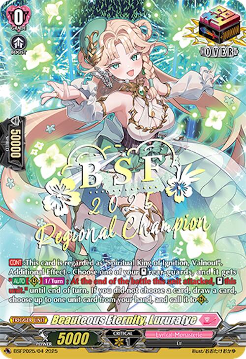 Beauteous Eternity, Lururatye (Regional Champion) (BSF2025/01C) [Bushiroad Event Cards] | Total Play