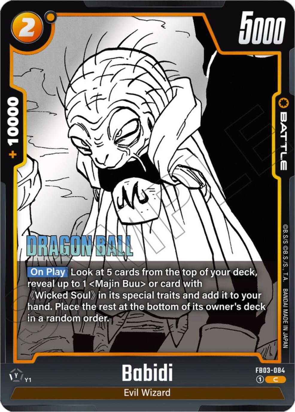 Babidi [Manga Booster 01] | Total Play