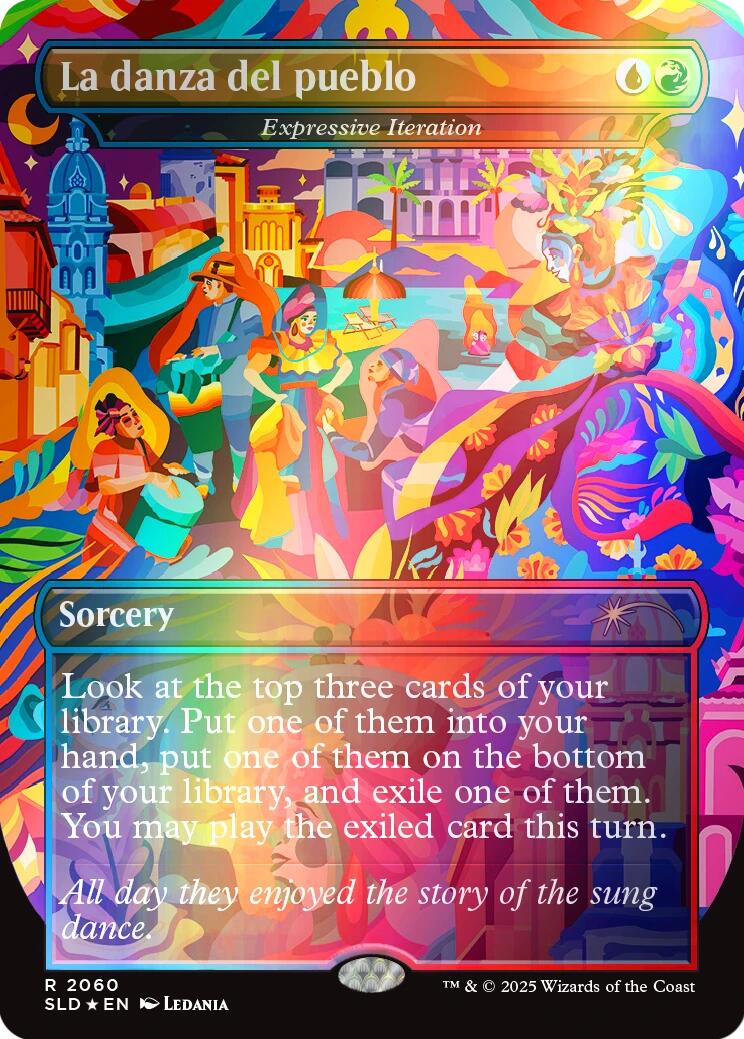 La danza del pueblo - Expressive Iteration (Rainbow Foil) [Secret Lair Drop Series] | Total Play