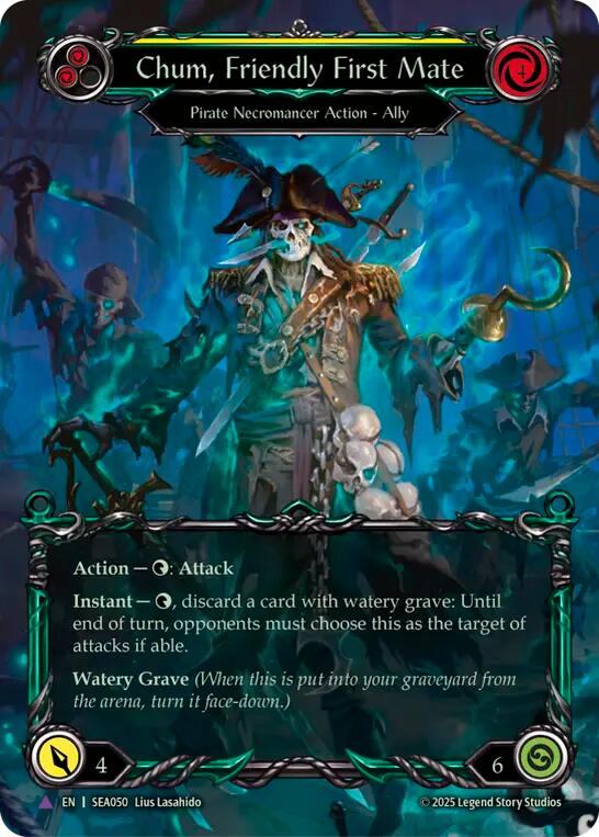 Chum, Friendly First Mate (Marvel Cold Foil) [SEA050] (High Seas)  Cold Foil | Total Play
