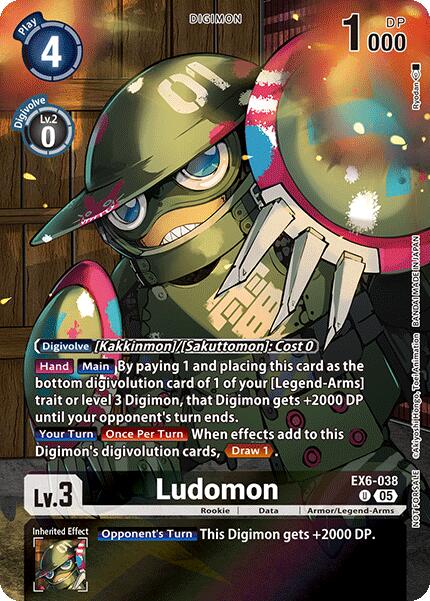 Ludomon [EX6-038] (Box Topper) [Versus Monsters] | Total Play
