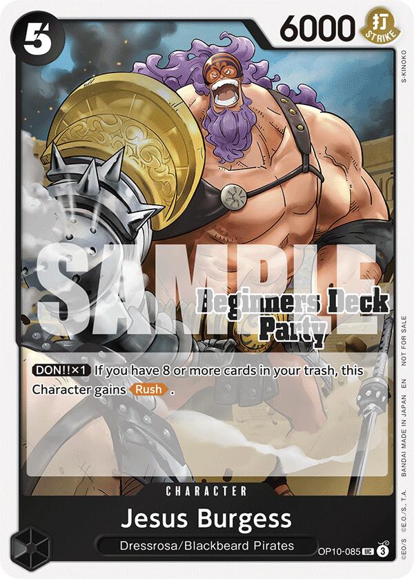 Jesus Burgess (ST-23 - ST-28 Beginners Deck Party) [Participation] [One Piece Promotion Cards] | Total Play