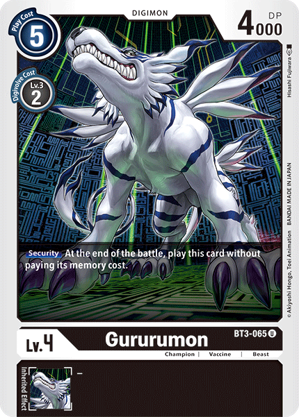 Gururumon [BT3-065] [Release Special Booster Ver.1.5] | Total Play