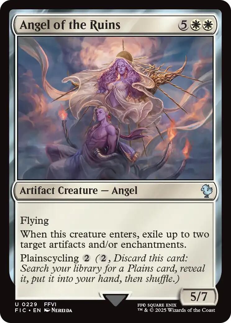 Angel of the Ruins (Surge Foil) [FINAL FANTASY Commander] | Total Play