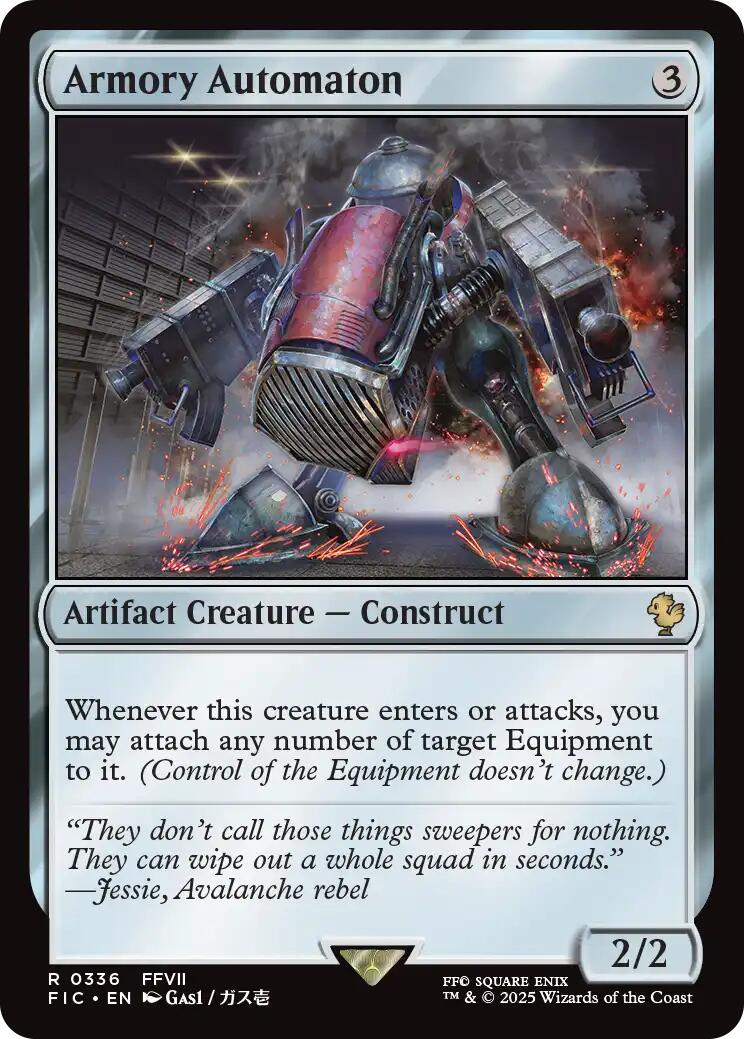 Armory Automaton (Surge Foil) [FINAL FANTASY Commander] | Total Play