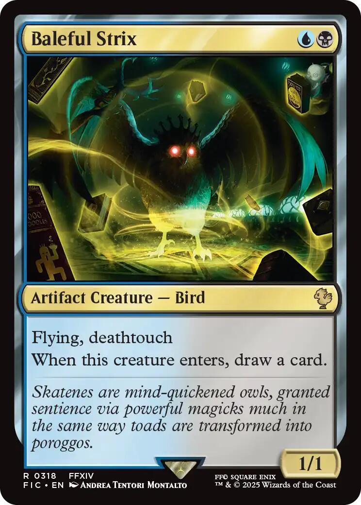 Baleful Strix (Surge Foil) [FINAL FANTASY Commander] | Total Play