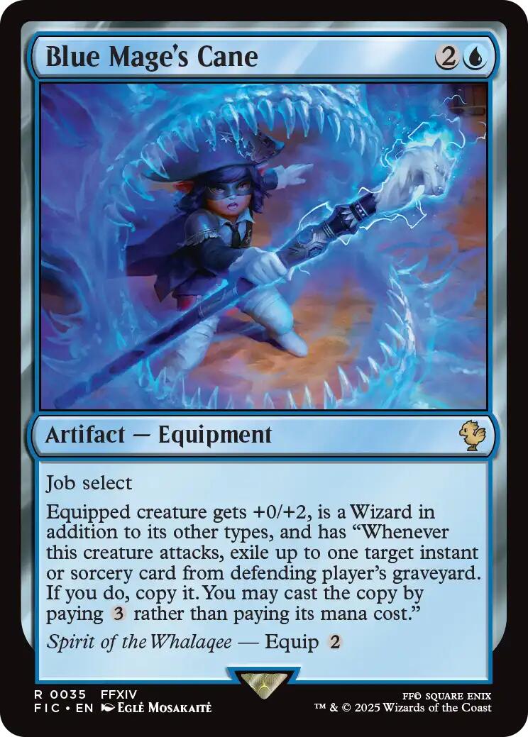 Blue Mage's Cane (Surge Foil) [FINAL FANTASY Commander] | Total Play