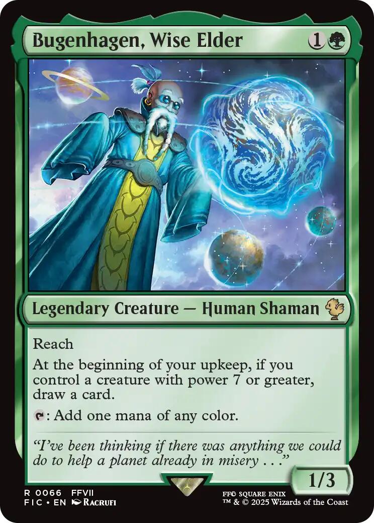 Bugenhagen, Wise Elder (Surge Foil) [FINAL FANTASY Commander] | Total Play