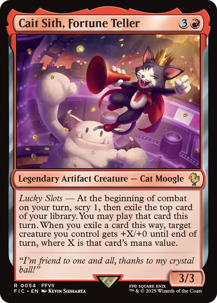 Cait Sith, Fortune Teller (Surge Foil) [FINAL FANTASY Commander] | Total Play