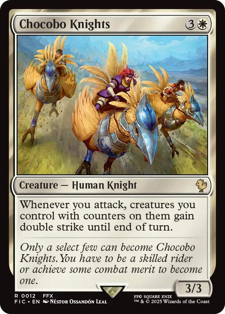Chocobo Knights (Surge Foil) [FINAL FANTASY Commander] | Total Play