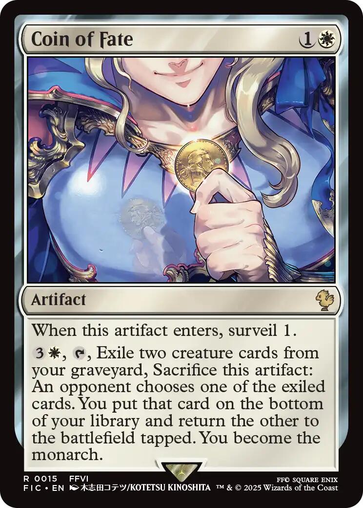 Coin of Fate (Surge Foil) [FINAL FANTASY Commander] | Total Play