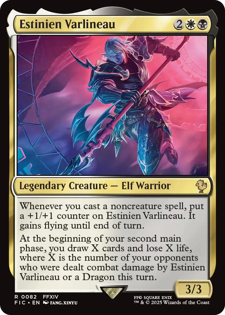 Estinien Varlineau (Surge Foil) [FINAL FANTASY Commander] | Total Play