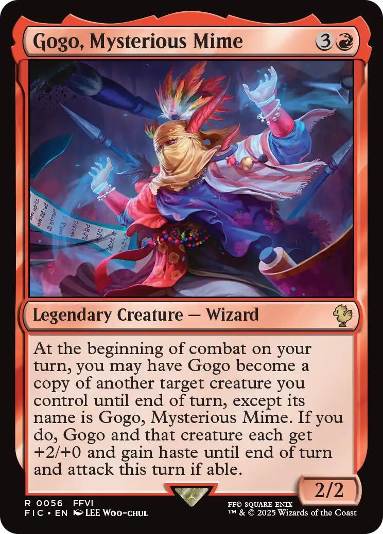 Gogo, Mysterious Mime (Surge Foil) [FINAL FANTASY Commander] | Total Play