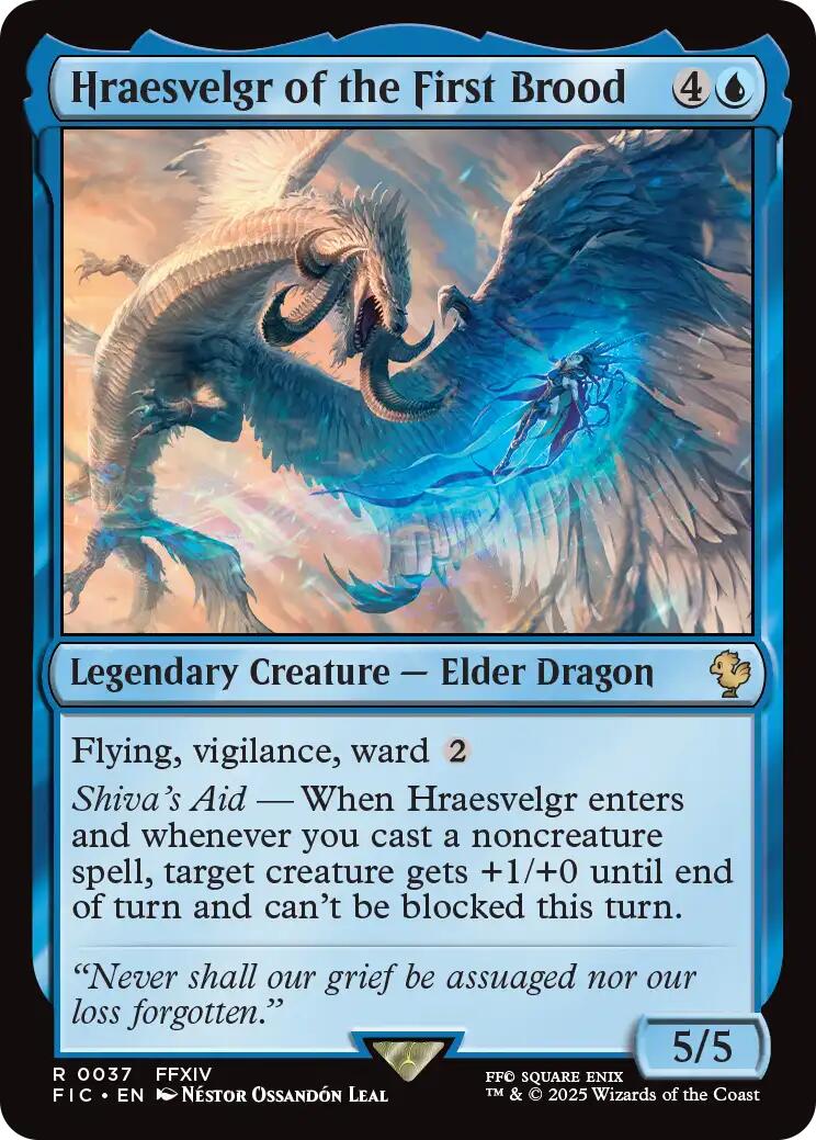 Hraesvelgr of the First Brood (Surge Foil) [FINAL FANTASY Commander] | Total Play
