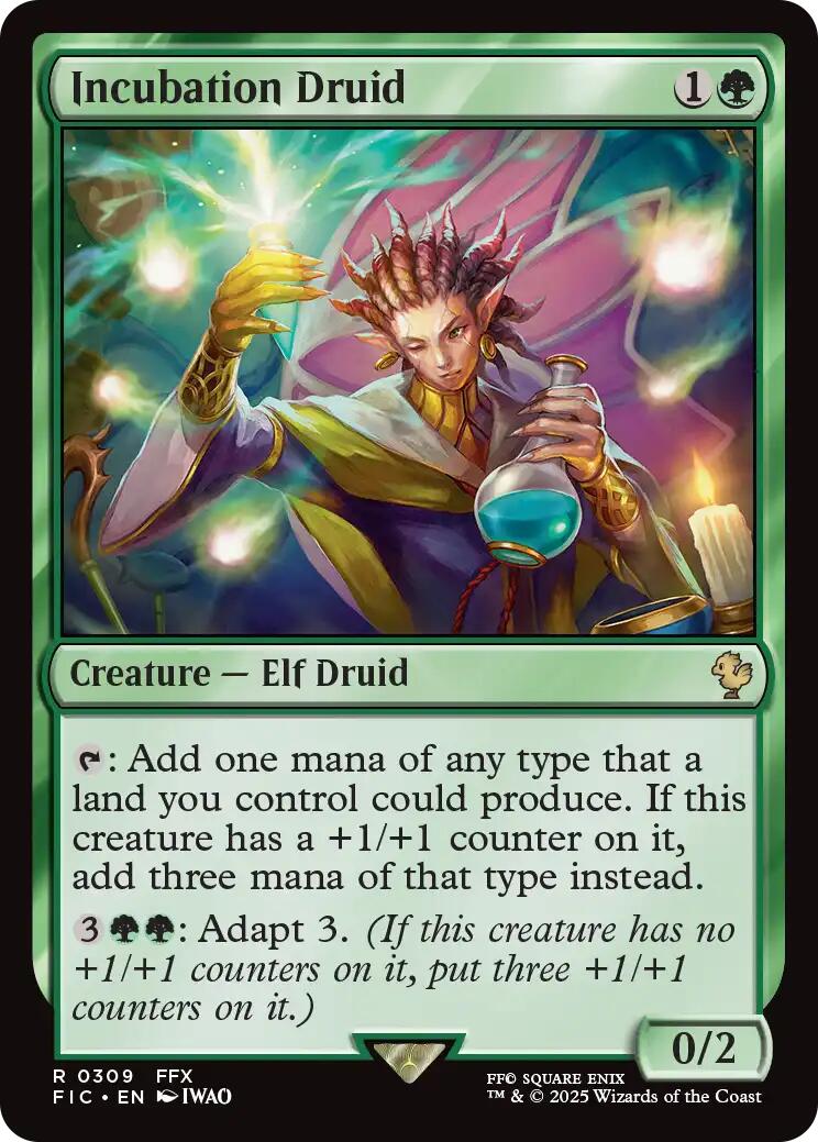 Incubation Druid (Surge Foil) [FINAL FANTASY Commander] | Total Play
