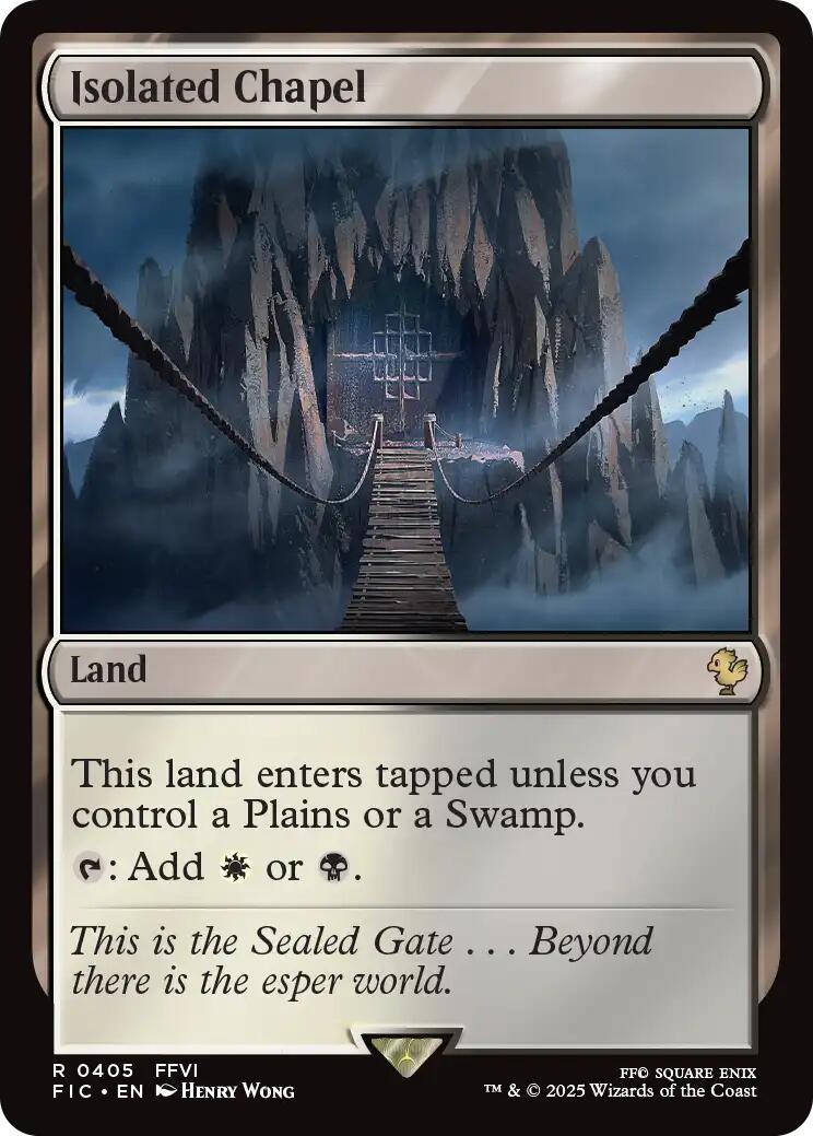 Isolated Chapel (Surge Foil) [FINAL FANTASY Commander] | Total Play