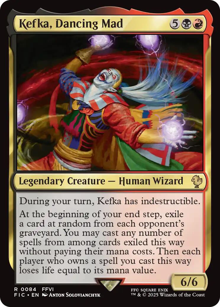 Kefka, Dancing Mad (Surge Foil) [FINAL FANTASY Commander] | Total Play