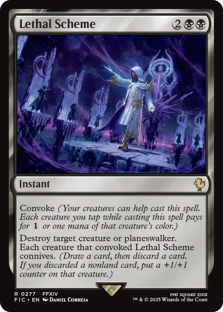 Lethal Scheme (Surge Foil) [FINAL FANTASY Commander] | Total Play
