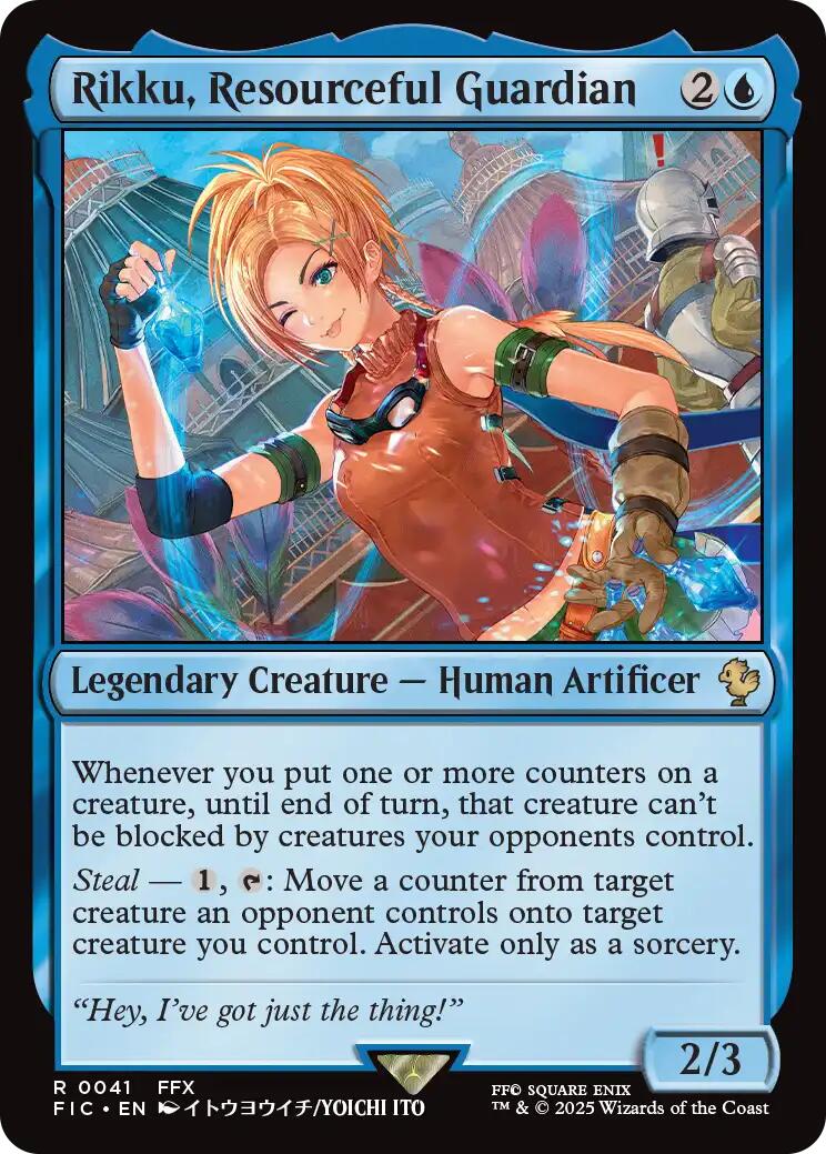 Rikku, Resourceful Guardian (Surge Foil) [FINAL FANTASY Commander] | Total Play